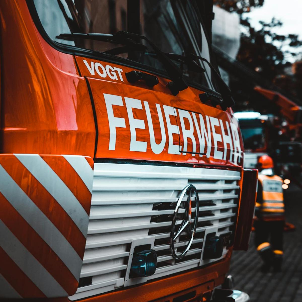 Feuerwehrmann Sven an der Bergschule